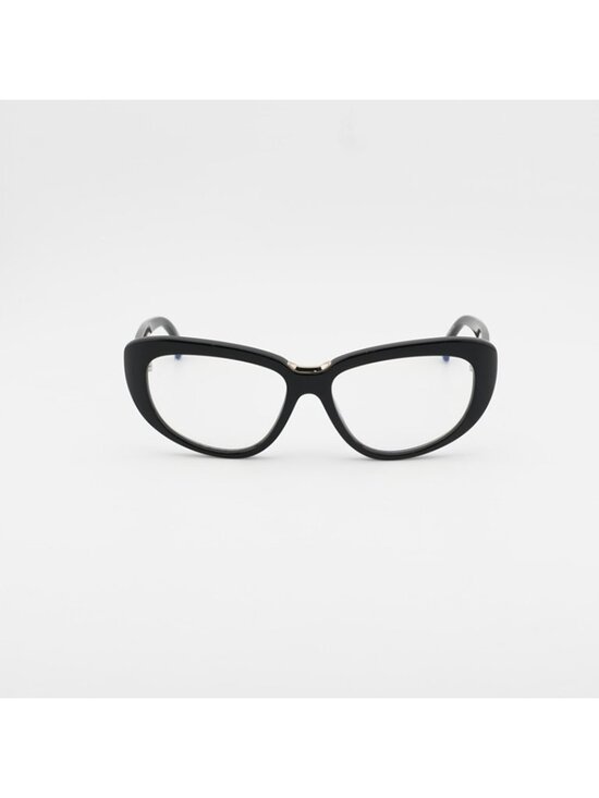 Max Mara MM5109-B 001 Eyeglasses Black 56mm Cat Eye Frame, Blue Light Block main image 3